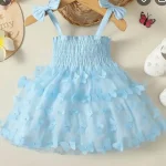 Girls- Butterfly Blue dress